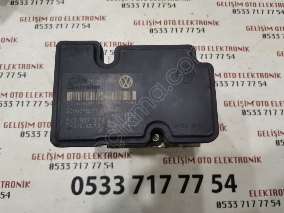 2K0907379A 10.0970-0317.3 2K0614117A VW CADDY ABS BEYNİ