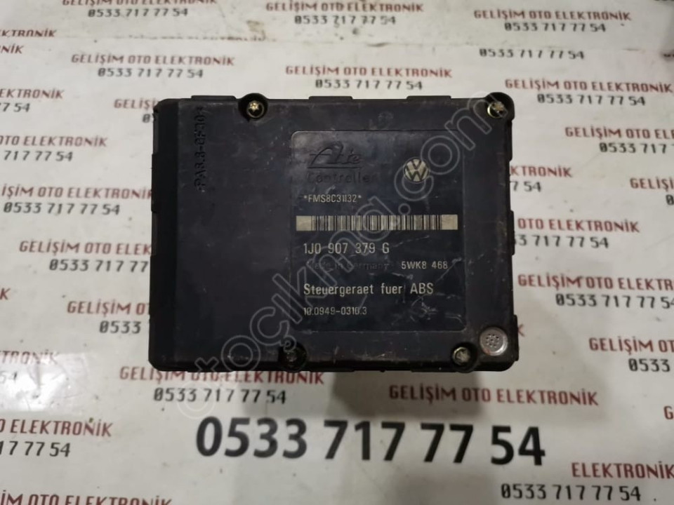 1J0907379G 10.0949-0310.3  VW GOLF ABS MOTOR BEYNİ