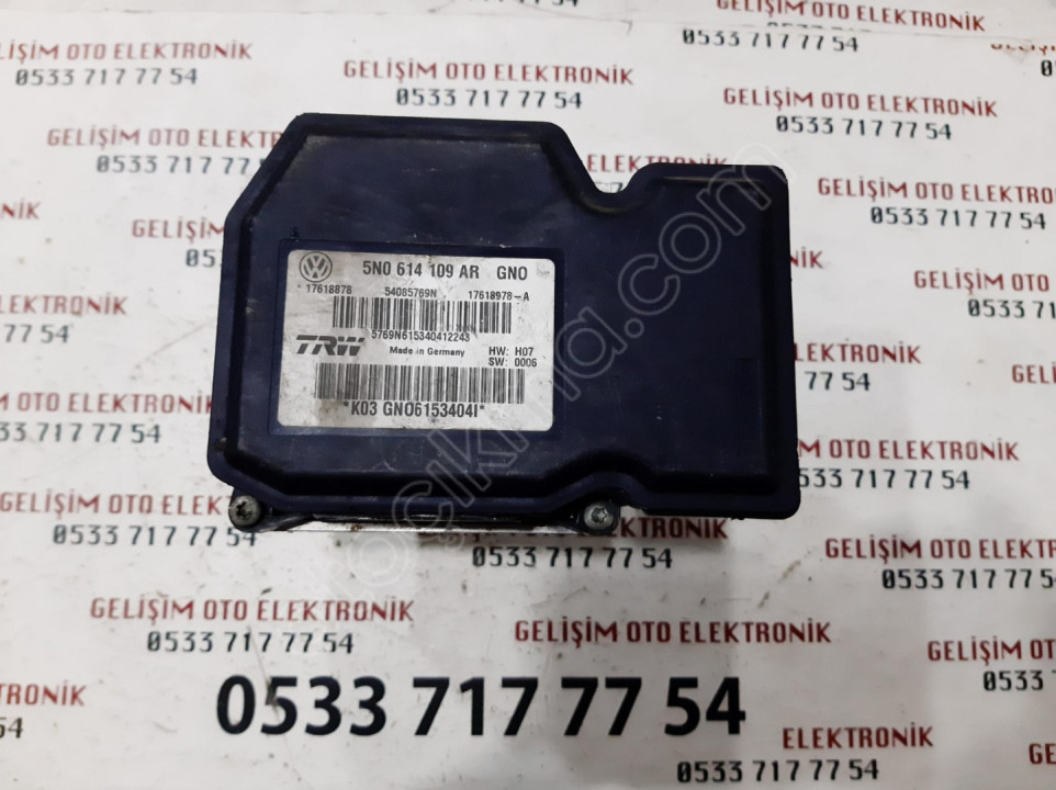 5N0614109AR 17618878 54085769N 17618978A VW TIGUAN ABS BEYNİ