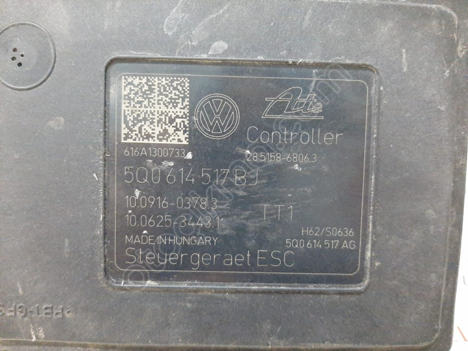 5Q0614517BJ 10.0625-3443.1 28.5158-6806.3 VW GOLF ABS BEYNİ