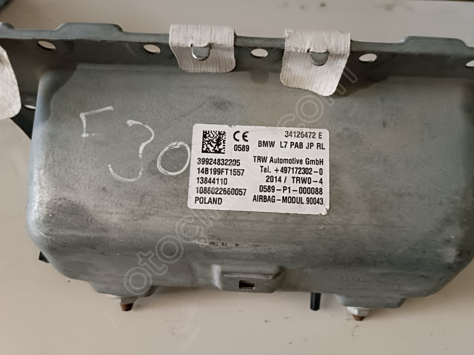 BMW F20 F30 YOLCU GÖĞÜS AİRBAG YANDAN İKİ SOKET 39922716011