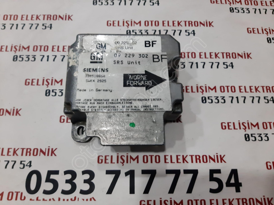 09229302 330518650 OPEL VECTRA AİRBAG BEYNİ