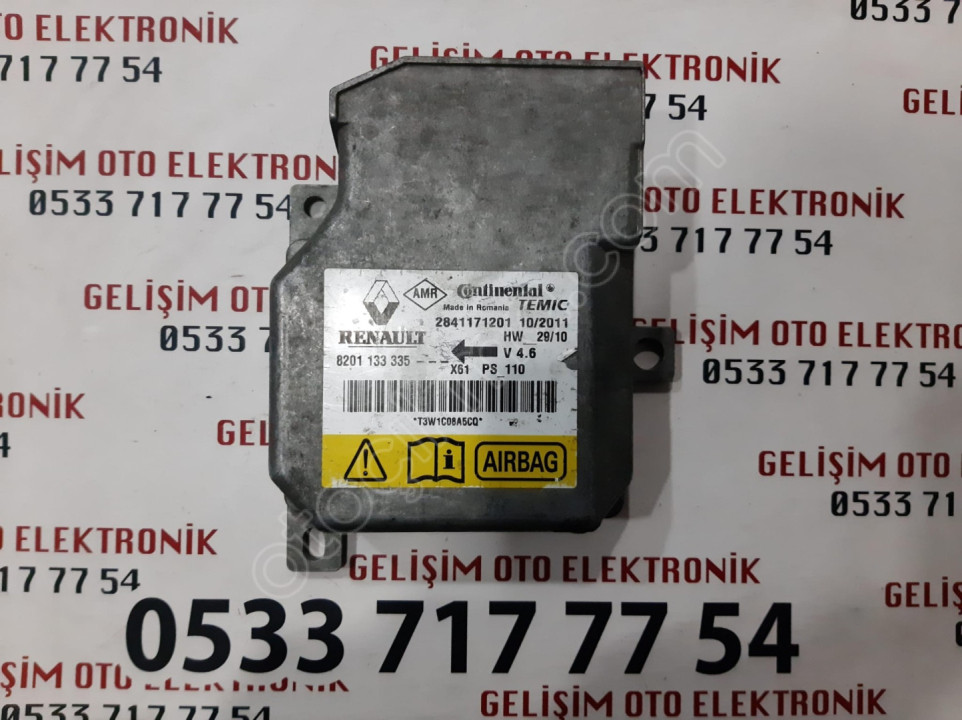 2841171201 8201133335 RENAULT LAGUNA MK3 AİRBAG BEYNİ