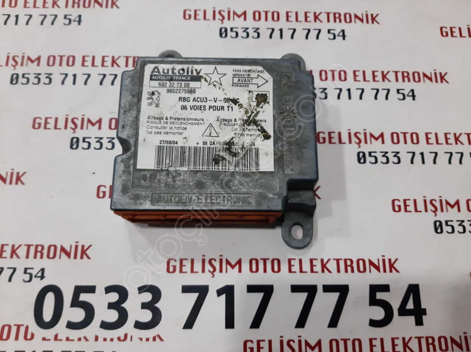 9652275980 602327300 PEUGEOT 206 AIRBAG BEYNİ