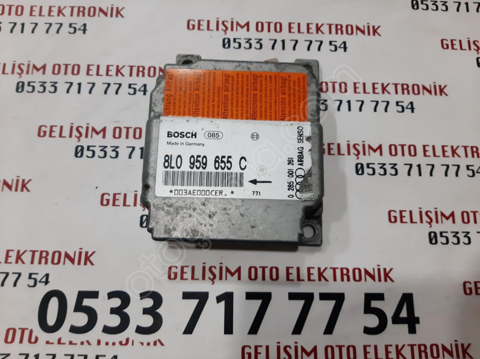 8L0959655C 0285001261 AUDİ A3 AİRBAG BEYNİ