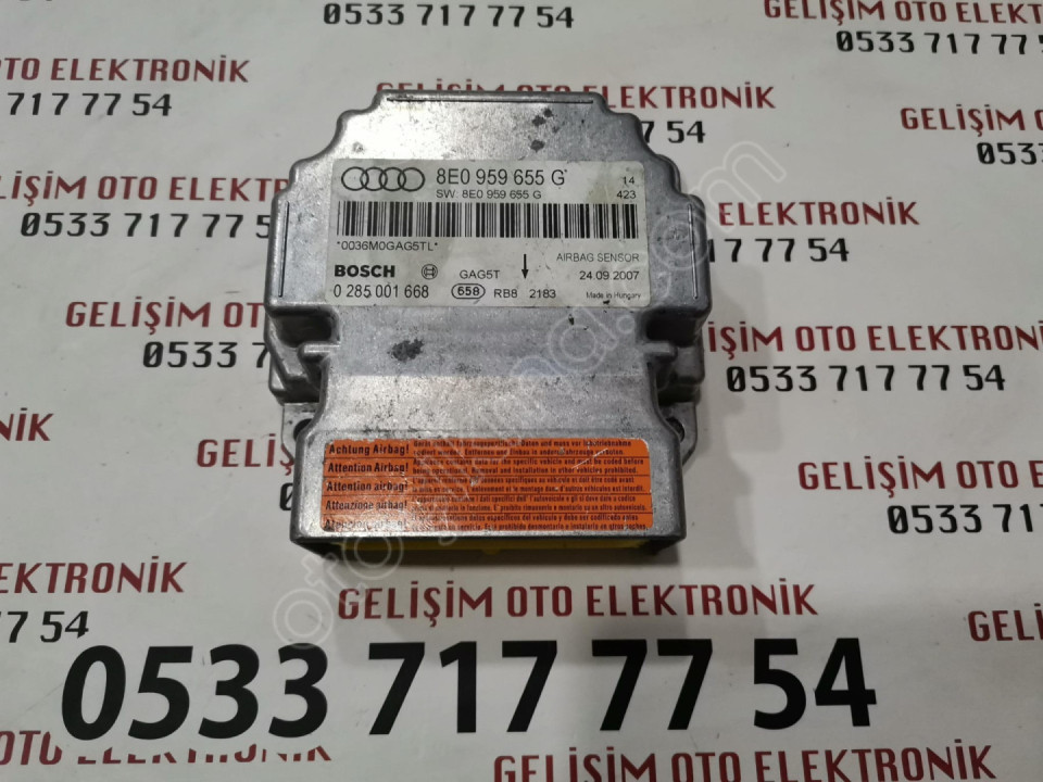 8E0959655G 0285001668 AUDI A4 AİRBAG BEYNİ