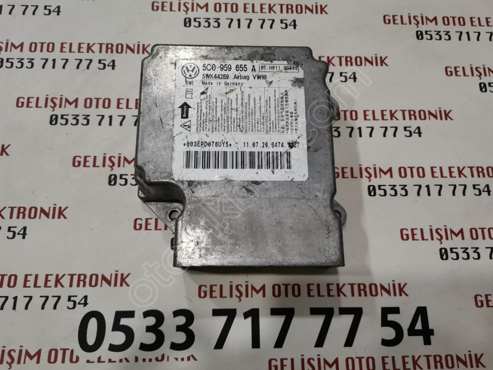 5C0959655A 5WK44289 VW GOLF AİRBAG BEYNİ
