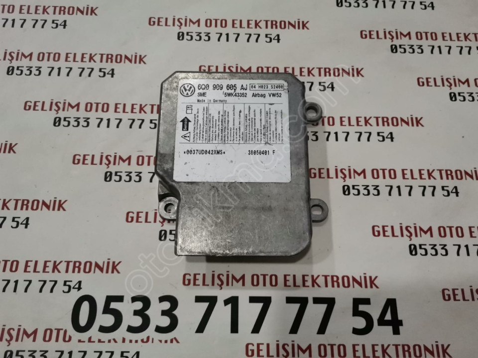 6Q0909605AJ 5WK43352 VW CADDY AIRBAG BEYNİ