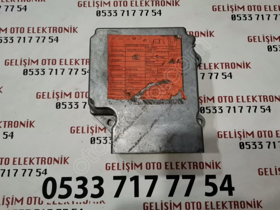 5C0959655J 5WK44288 VW JETTA AİRBAG BEYNİ