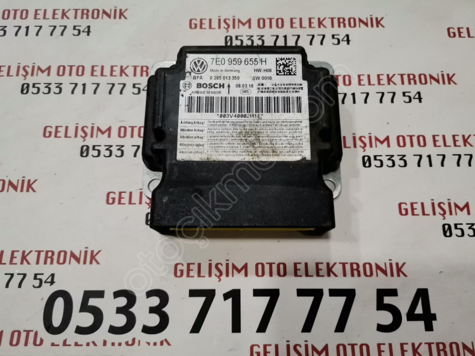 7E0959655H 0285013359 VW TRANSPORTER AIRBAG BEYNİ