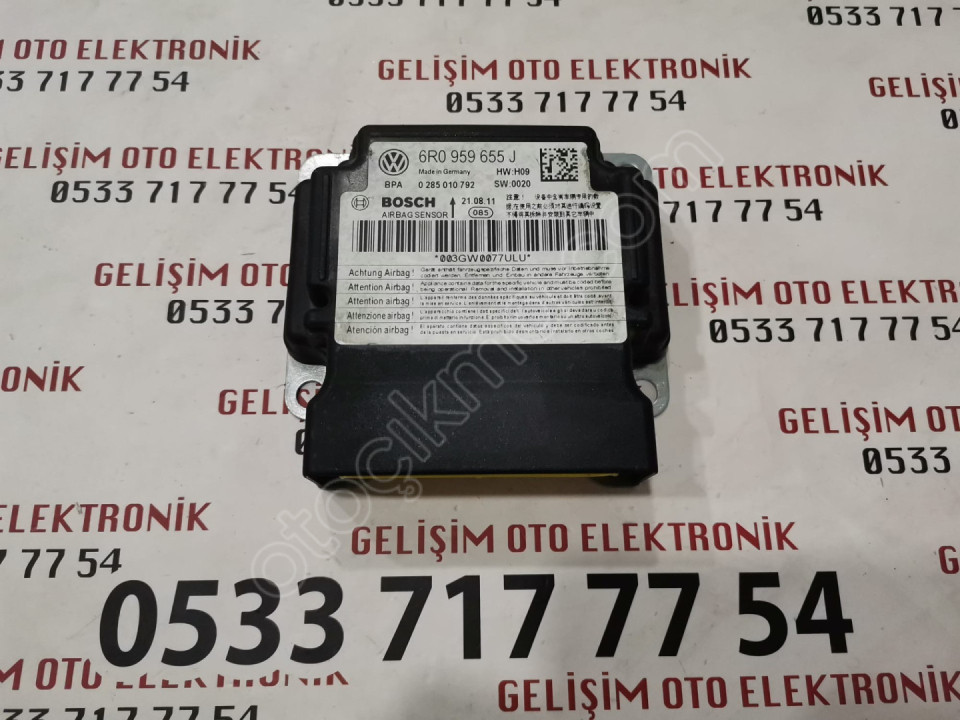 6R0959655J 0285010792 VW POLO AIRBAG BEYNİ