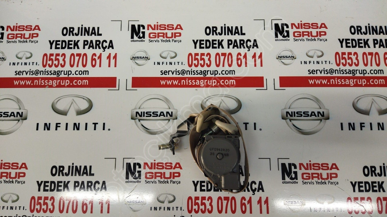 NİSSAN X-TRAİL ARKA SAĞ EMNİYET KEMERİ OEM SIFIR T32 2017-