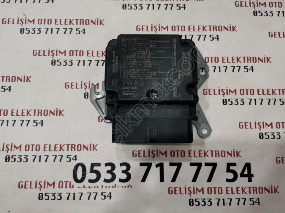5WA959655L A3C04886701 VW GOLF AIRBAG BEYNİ