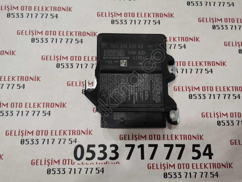 3Q0959655AS 225894-351 SKODA OCTAVIA AIRBAG BEYNİ