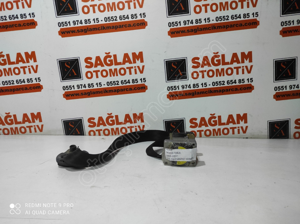 SKODA FABİA 99-07 ÇIKMA SAĞ ÖN EMNİYET KEMERİ