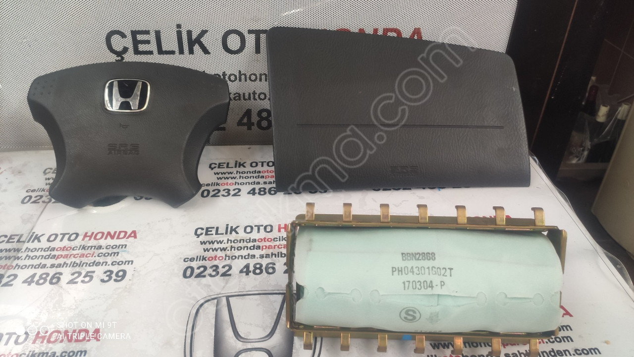 Honda Civic VTEC Direksiyon ve Yolcu Airbag MAKAJSIZ KASA