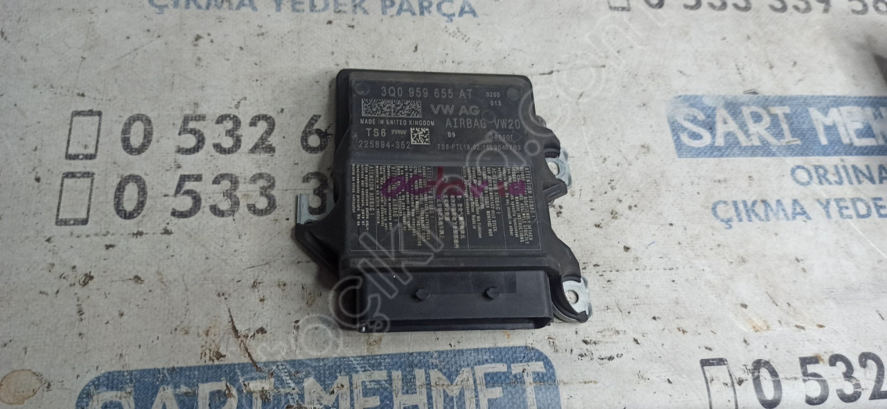 ÇIKMA SKODA OCTAVİA AİRBAG BEYİN 3Q0959655AT