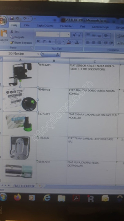 DOBLO /PANDA/STİLO/ALFA 147 AIRBAG ANAHTARI