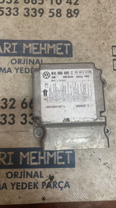 ÇIKMA VW GOLF 5 AİRBAG BEYNİ 1K0 909 605C