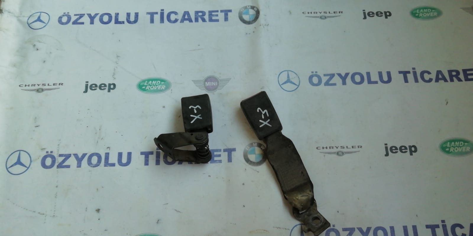 BMW e83 x3 arka emniyet kemer karşılıkları
