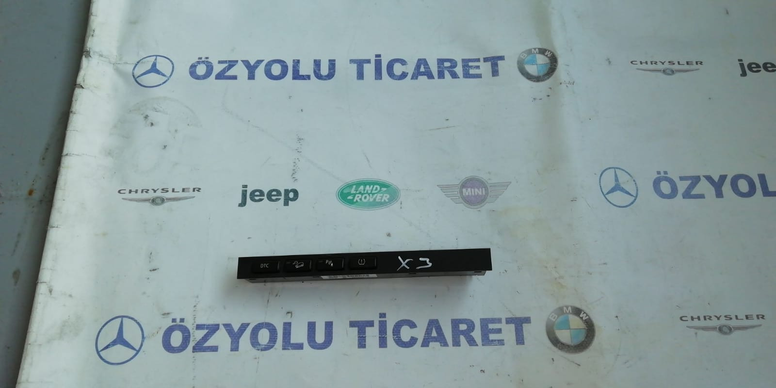 BMW e83 x3 park sensör kumanda düğmesi 61313427955