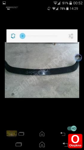 pejo 307 cam üstü rüzgarlığı