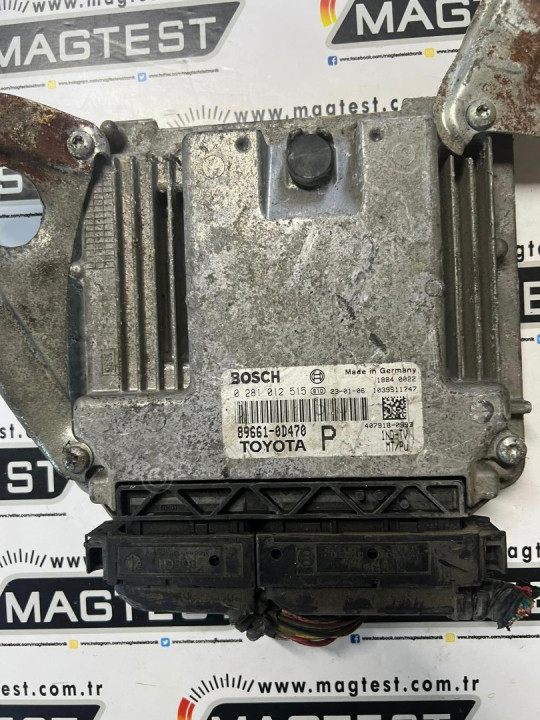 TOYOTA YARİS II 1.4 D4D 0281012515 89661-0D470 MOTOR BEYİN