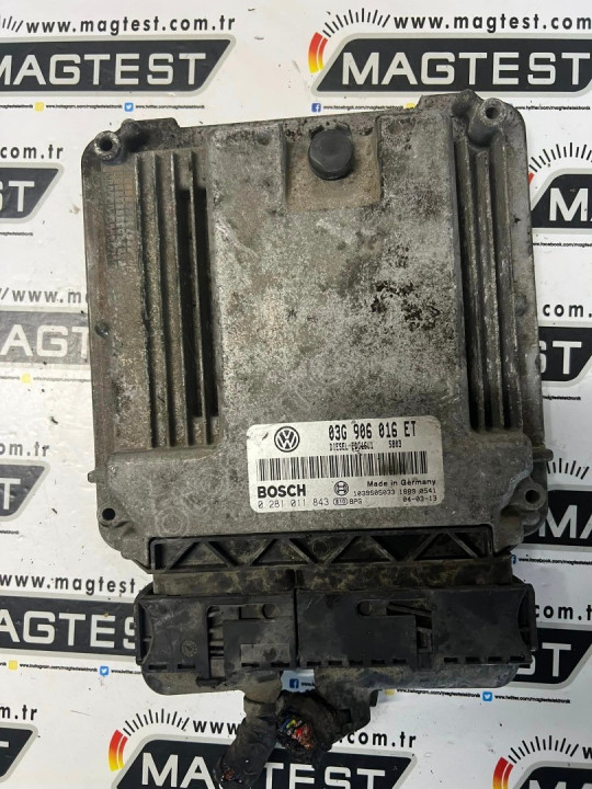 0281011843 03G906016ET EDC16U1 VW GOLF MOTOR BEYNİ