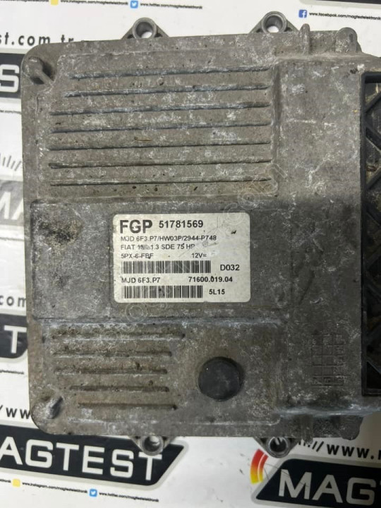 51781569 FİAT PUNTO MOTOR BEYİNİ MJD 6F3.P7