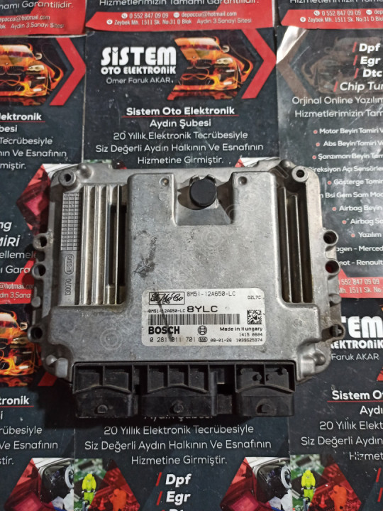 ford focus motor beyni 8m51-12a650-lc 0281011701