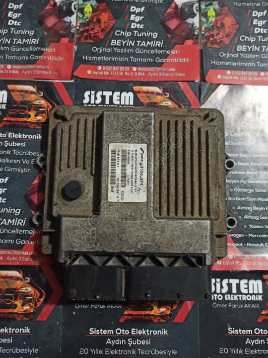 fiat punto motor beynı hw04p 51862574
