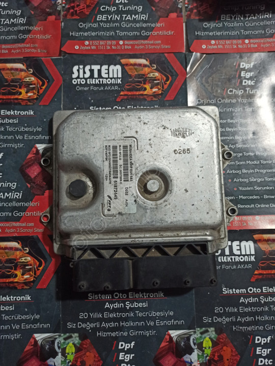 fiat 8f2 hw00t 51872449 motor beyni