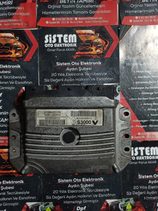 8200509516 s3000 megane motor beyni