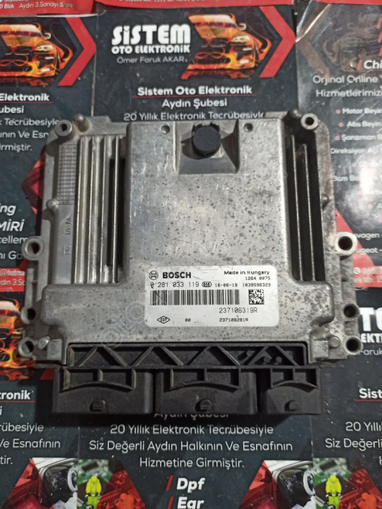 0281033119 renault clio4 motor beyni sıfır
