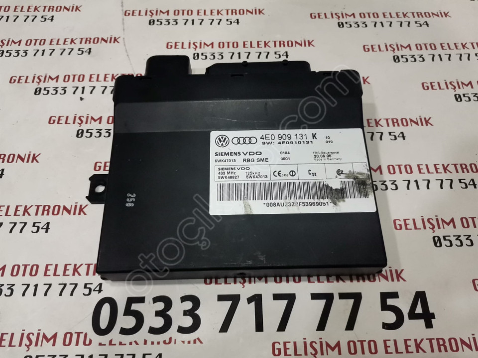 4E0909131K 4E0910131 AUDİ A8 KONTROL ÜNİTESİ