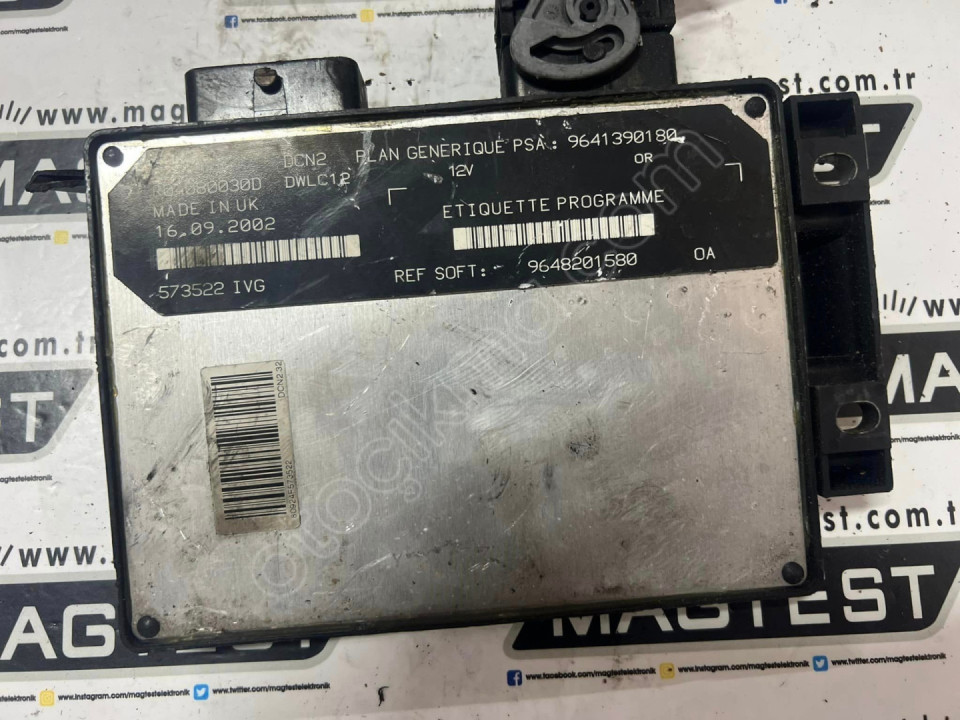 PEUGEOT PARTNER MOTOR BEYNİ - 9648201580 - DCN2 - 9641390180