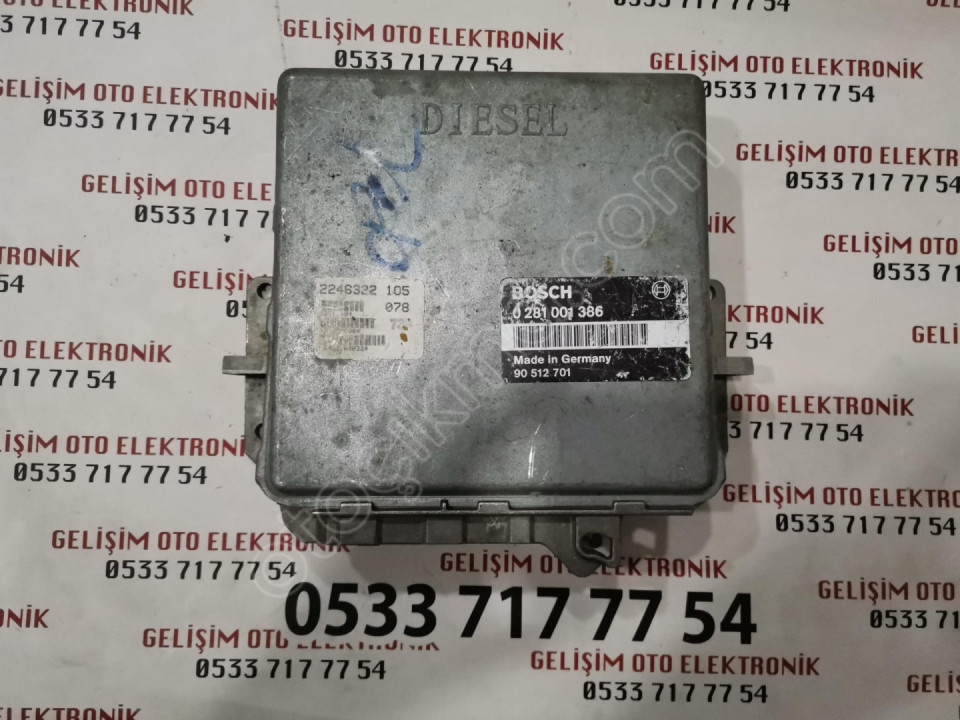 90512701 0281001386 OPEL OMEGA KONTROL ÜNİTESİ