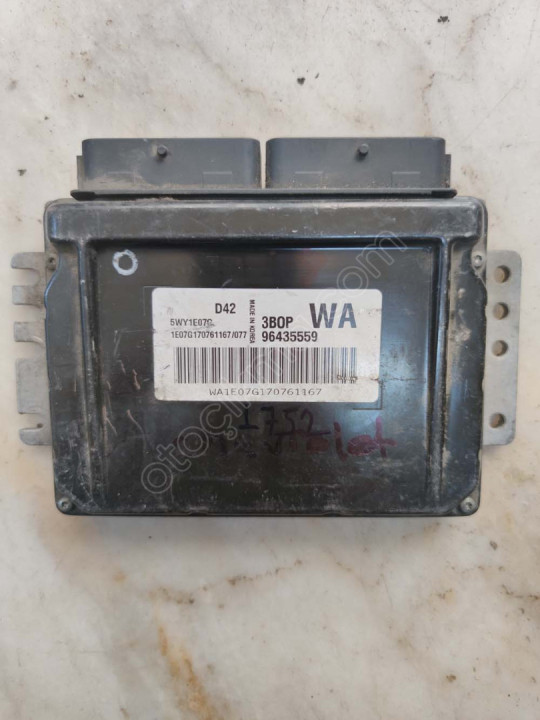 Chevrolet Aveo Kalos 1.2 Motor Beyni 96435559 - 5WY1E07G