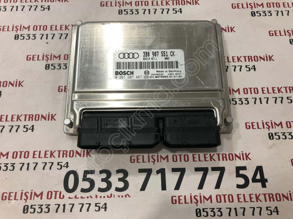 3B0907551CK 0261207467 26SA8228 ME7.1 AUDİ A6 MOTOR BEYNİ