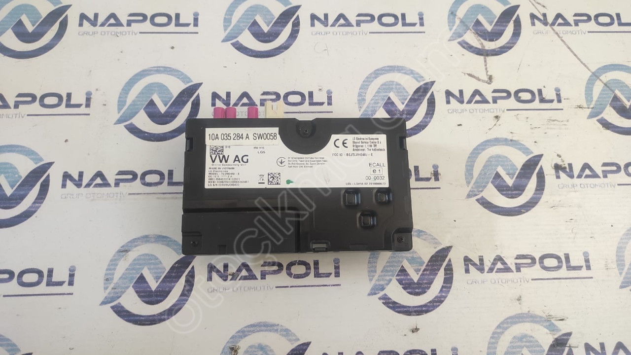 10A035284A ÇEVRİMİÇİ HİZMETLER KONTROL ÜNİTESİ SKODA ENYAQ