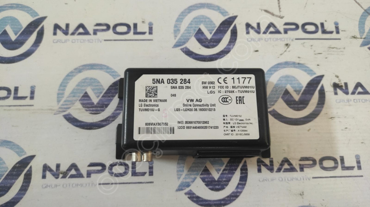 5NA035284 ÇEVRİMİÇİ HİZMETLER BEYNİ VW TİGUAN