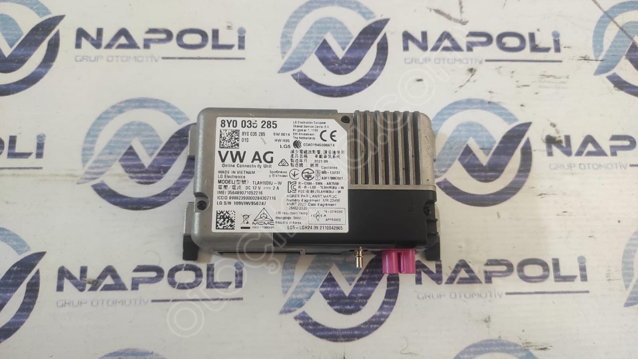 8Y0035285 ÇEVRİMİÇİ HİZMETLER BEYNİ AUDİ A3