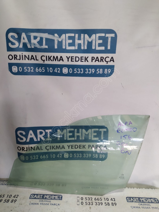 ÇIKMA ALFA ROMEO 156 SOL ÖN KAPI CAMI 43R-00048