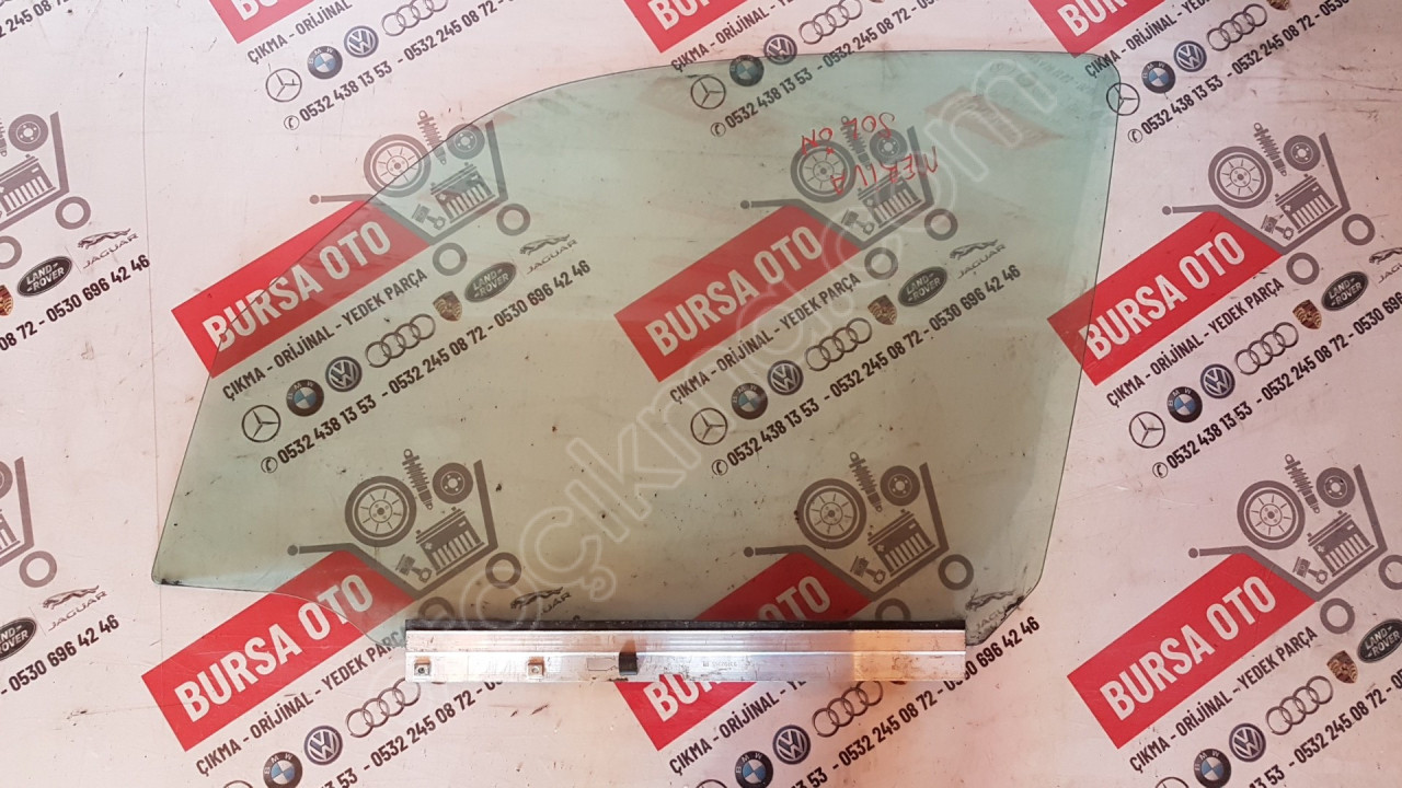 OPEL MERİVA SOL ÖN KAPI CAMI ORJINAL SÖKME