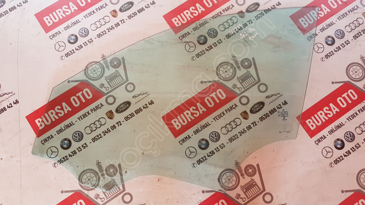 MERCEDES W205 C SERİ SOL ÖN KAPI CAMI ORJINAL SÖKME