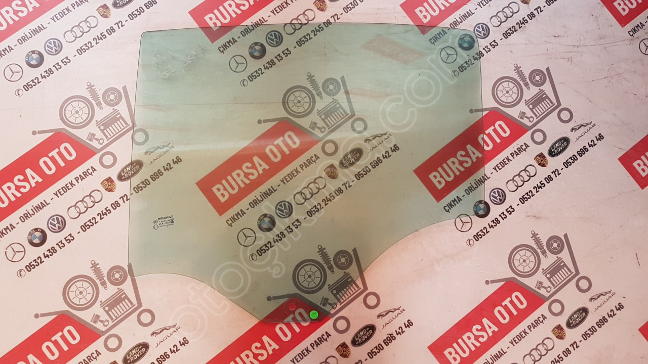 RENAULT MEGANE 4 SOL ARKA KAPI CAMI ORJINAL SÖKME