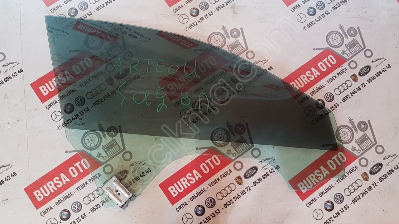 VOLKSWAGEN ARTEON SAĞ ÖN KAPI CAMI ORJINAL SÖKME