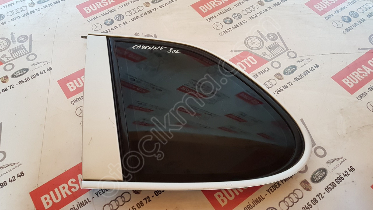 PORSCHE CAYENNE SOL ARKA KELEBEK CAM ORJINAL SÖKME