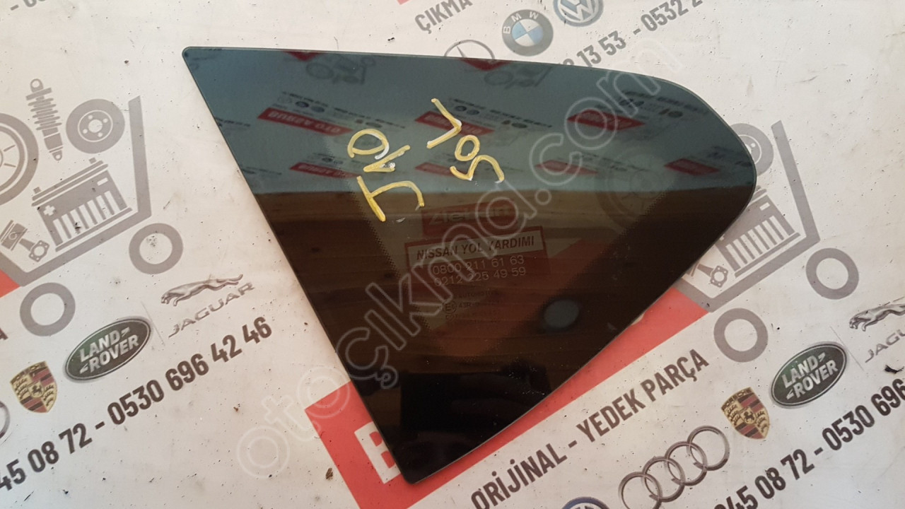 NİSSA QASHQAİ J10 SOL ARKA KELEBEK CAM ORJINAL SÖKME