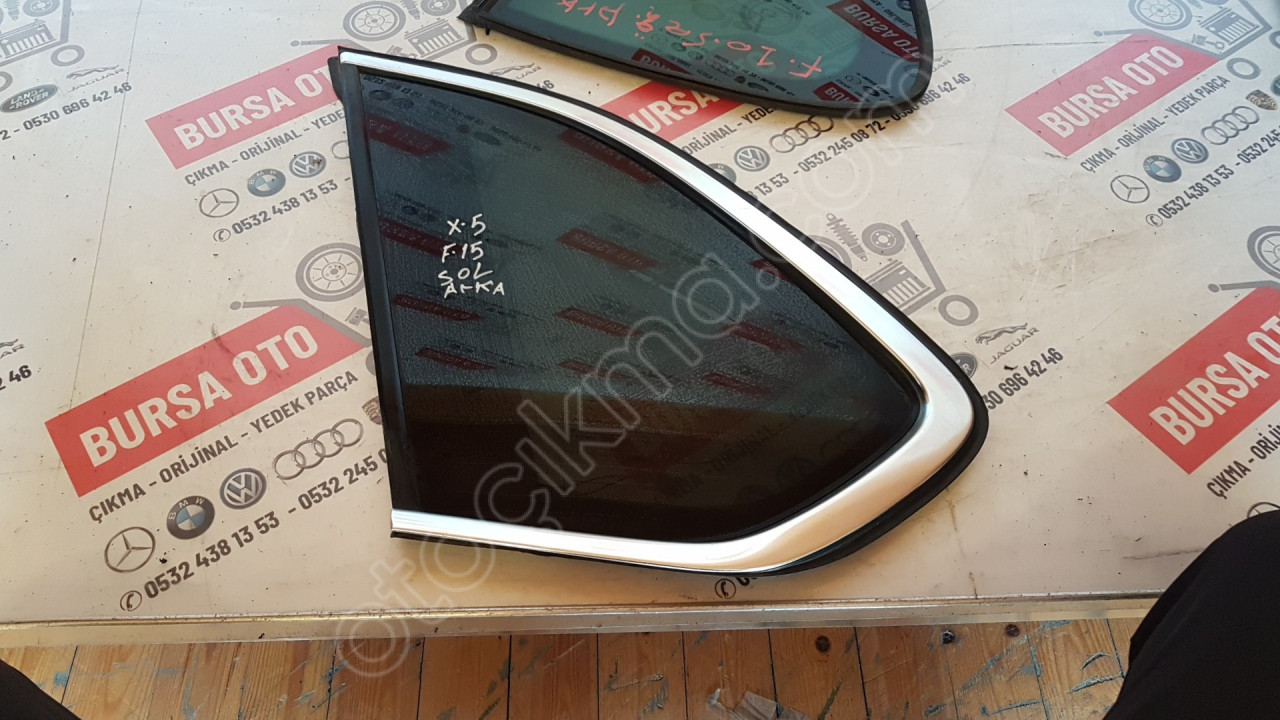 BMW X5 F15 SOL ARKA KELEBEK CAM ORJINAL SÖKME